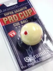 REAL Aramith MEASLE Spot Pool Snooker Billiard White ball 2 & 1/4" Inch