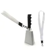 Cowbell with Handle Noise Maker Cheering Bells School Bells Hand Call Bells