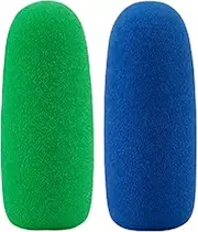 RØDE WS-Chroma two foam windshields for the RØDE VideoMic NTG coloured blue and green