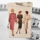 Vogue Patterns 9406 12 14 16 Blouson Dress 1985