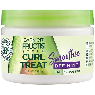 Garnier Fructis Style Curl Treat Defining Smoothie for Fine to Normal Curly Hair