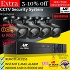 UL-tech CCTV Security Camera System Home DVR 1080P Outdoor Surveillance HDMI New