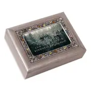 My Wish For You Greybrush 9 X 7 Wood Musical Box Plays Tune You Light Up My Life
