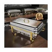 Chafing Dishes for Buffet, 8QT High Grade Chafing Dish Buffet Set, Chafers an...