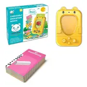 Yellow Childrens Educational Enlightenment Card Machine Early Education Point Reading Toy English Learning