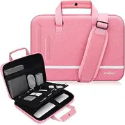 Enkinil 13-14/14.2 Inch Laptop Hard Shell Case with Handle and Strap Waterproof Protective Portable Briefcase Tablet Bag