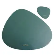 Kitchen Placemats Coasters Dining Table Bowl Cup Mats Pu Leather Washable