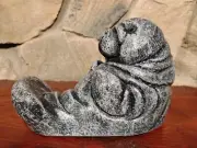 Cast Stone Manatee Statue