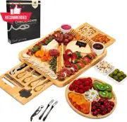Unique Cheese Board with Knife Set Charcuterie