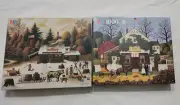 NIB- Two Charles Wysocki Vintage Puzzles