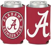 WinCraft NCAA Alabama Crimson Tide 1 Pack 12 oz. 2-Sided Can Cooler
