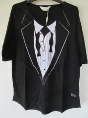 Ladies Peter Alexander Tux Lux 3/4 sleeve tee Size XS
