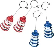 4pcs Lighthouse Resin Note Clips Decorative Memo Holders for Home Office Events for Photos Menus Table Numbers and Cards Display
