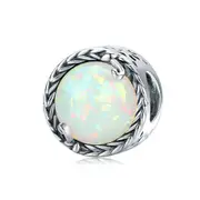 Silver plating Colorful Simple Vine Charm for Bracelet Bangle DIY Jewelry