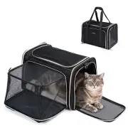 Soft-Sided Cat Carrier Airline Approved - Pet Travel Carrier for Medium Cat S...