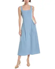 Anne Klein Pleated Midi Dress