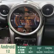 Car Android Gps Navigation Wifi 9" For Bmw Mini Cooper Countryman R56 R60 06-16