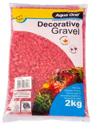 Aqua One Gravel Metallic Red 2kg 12266