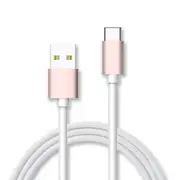USAMS 1M Type C USB 3.1 Data Charger Cable For Tablet Cellphone ROSE GOLD
