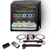 RGB Multi Color Bluetooth LED Halo Ring kit for 1992-2002 Lexus SC300 Headlights (for: Lexus)