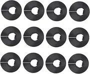 Holibanna Radiator Decorative Ring Set 12pcs PVC Covers for Pipeline Holes Heatproof Corrosion-Proof Wall Hole Covers
