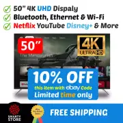 EKO 50" 4K ULTRA HD Android Smart TV with Chromecast, Play Store, YouTube, HDR