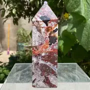 855g Gorgeous Natural Beautiful Mexican Crazy Lace Agate Tower Crystal Healing
