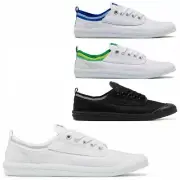 Mens Dunlop Volley International Volleys Mens Sneakers Casual Canvas Lace Shoes