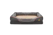 Vibe Geeks Jumbo Orthopedic Dog Bed Elevated Cushion Warm Waterproof Mattress