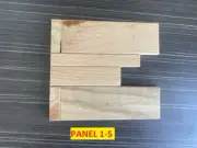 SAMPLE FEATURE WALL CLADDING 3D PANEL REAL WOOD RED OAK PANEL 1-5