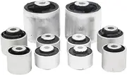10PCS Front Axle Control Arm Bush Rubber Bushing 8k0407515 8K0407183 4E0407181B 8k0407182B Compatible For AUDI A4 B8 A5 Q5 S4 S5 A6 C7(For Q5 09-17)