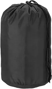 uxcell Stuff Sack, Nylon Waterproof Storage Sacks Portable Drawstring Dry Stuff Bag Gear Organization with Toggle, 3x5Inch Fit for Backpacking Camping Traveling Hiking(Black)