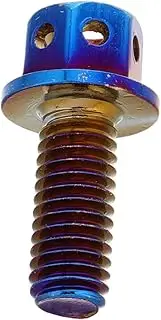 NOLITOY License Plate Bolts Iridescent Security Screws for Motorcycles and Vehicles Durable Fasteners to Enhance DIY Style and Appearance Easy to Install and Replace