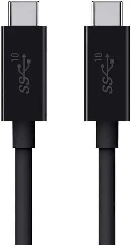 [4美國直購] Belkin 3.1 USB-C 轉 Type-C 100W 充電線-1米 10Gbps USB-IF認證線 傳輸線 數據線 4K 公對公_F2CU052bt1M