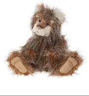 [Charlie Bears] Bonfire Toffee | 2023 Collectable Teddy Bear Brown Plush Handmade Soft Stuffed