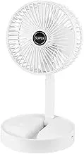2025 Foldable Desktop Fan Portable USB Rechargeable Quiet Fan Adjustment and Battery Life with Mini I2a7 Long Height