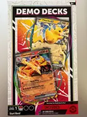 Pokémon TCG: Pikachu EX And Charizard EX Demo Decks