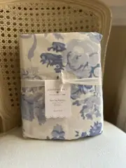 Pottery Barn Teen LoveShackFancy Garden Damask Bean Bag Blue Slipcover ONLY OB