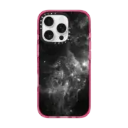 iPhone 16 Pro Impact Case MagSafe Compatible Black Space Marble
