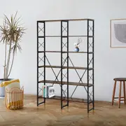 5 Tiers Organizer Freestanding Plants Display Shelving Storage Rack Bookcase