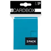 Pro 15+ Card Box, 3 Pack (Light Blue)