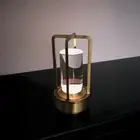 Cordless Desk Lamp for Outdoor Indoor, Portable Metal Table Lamp, Rechargeabl...