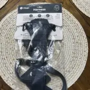 Diggs Dog Adjustable Harness (medium ) Navy Blue Heavy Duty