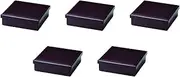Set of 5, 6 Inch Square Cloth Side Meal Bento Box, Shintame (Divided Separately) [Shokado]