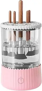 Makeup Brush Cleaner Machine Mini Electric Make Up Brush Cleaner Machine and Dryer Portable Automatic USB Cosmetic Brush Cleaner Tools Make Up Brush Cleaner Tool Set for Most Size Brushes for Women