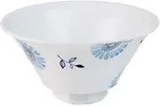 CtoC HASAMI 894872 Ramen Pot, Multi, φ6.9 x 3.5 inches (17.5 x 9 cm), 27.1 fl oz (800 cc), Stylish Bowl, Blue, Flowers, Made in Japan, Hasami Ware