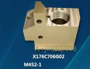 CNC Wire EDM Machine Upper Head Wire Guide Seat Copper Part M452-1 X176C706H02