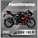 SUZUKI 鈴木 GSX 150R 條紋貼紙 機車貼紙 車貼