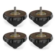4pcs Black Point M4 Speaker Spikes Speaker Isolation Compatible with Target Base