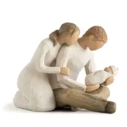 Willow Tree Figurine New Life Mother Father & Baby Susan Lordi 26029